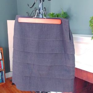 Pin stripe winter skirt